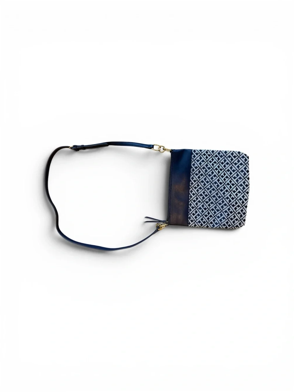 Tommy Hilfiger Navy Crossbody with Geometric Monogram